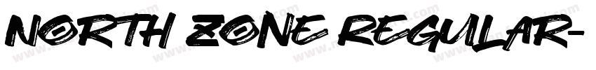 North Zone Regular字体转换